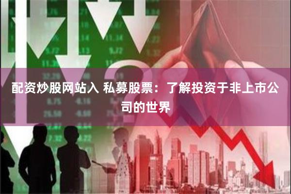 配资炒股网站入 私募股票：了解投资于非上市公司的世界